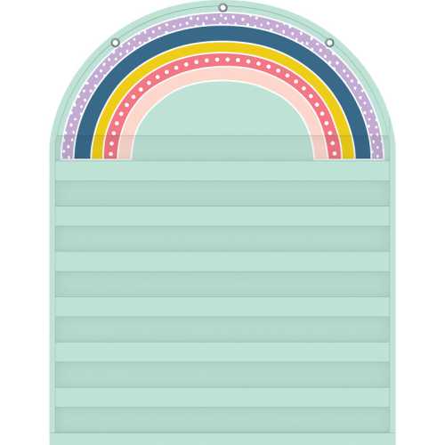 Oh Happy Day Rainbow 7 Pocket Chart