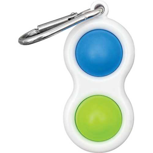 Fidget Popper Keychain - Blue/Green