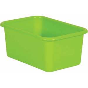 Lime Small Plastic Bin
