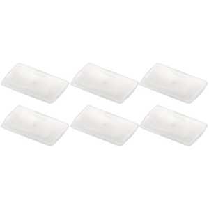 Multi-Purpose Bin Lid, Clear, Pack of 6