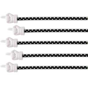 Black Polka Dots Hand Pointer, Pack of 5