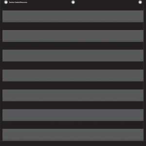 Black 7 Pocket Chart