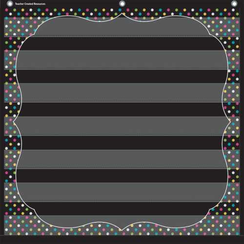 Chalkboard Brights 7 Pocket Chart (28