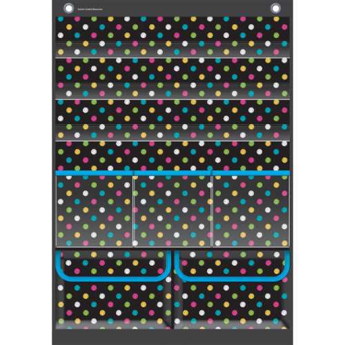 Chalkboard Brights Place Value Pocket Chart