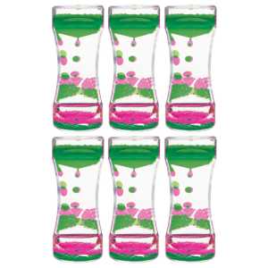 Pink & Green Liquid Motion Bubbler, Pack of 6