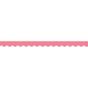 Light Pink Scalloped Border Trim, 35 Feet