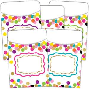 Confetti Library Pockets