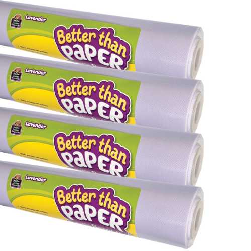 Better Than Paper&reg; Bulletin Board Roll, Lavender, 4-Pack