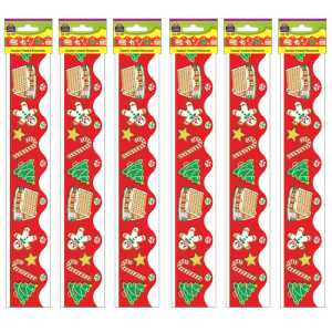 Christmas Border Trim, 35 Feet Per Pack, 6 Packs