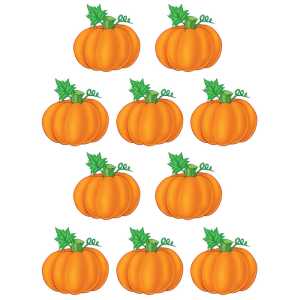 Pumpkins Accents, Pack of 30