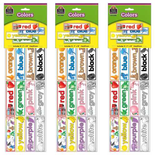 Colors Headliners, 12 Per Pack, 3 Packs
