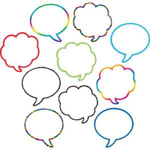 Speech/Thought Bubbles Accents, Pack of 30