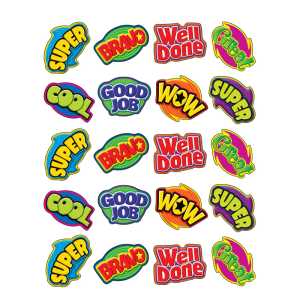 Positive Words Stickers, Pack of 120