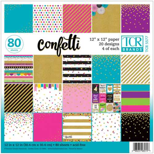 Confetti Project Paper, 12