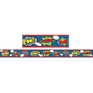 Superhero Straight Border Trim, 35 Feet