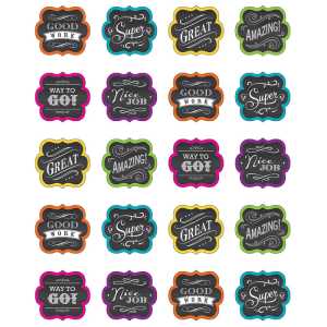 Chalkboard Brights Stickers, Pack of 120