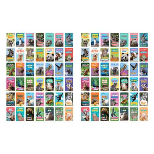 2-Pack Go Wild Animals Encouragement Cards