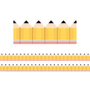 2-Pack Pencils Die-Cut Border Trim