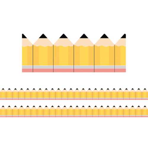 2-Pack Pencils Die-Cut Border Trim