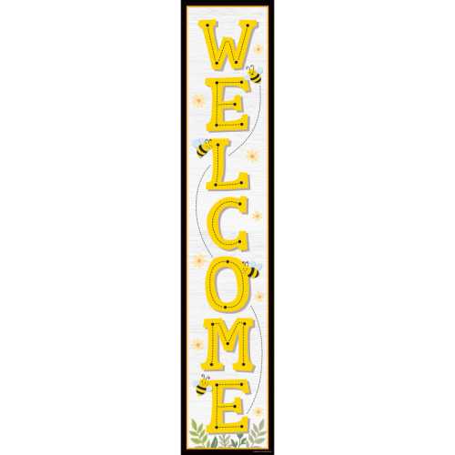Buzzing Bees Welcome Banner, 8