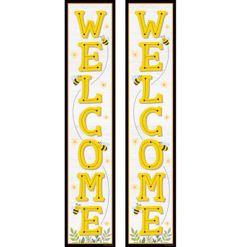 Buzzing Bees Welcome Banner, 8
