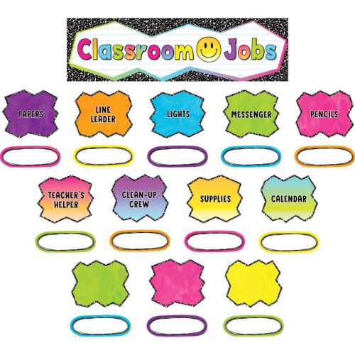 Brights 4Ever Classroom Jobs Mini Bulletin Board Set