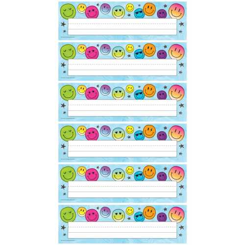 Brights 4Ever Flat Name Plates, 36 Per Pack, 6 Packs