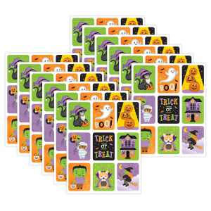 Large Halloween Stickers, 54 Per Pack, 12 Packs