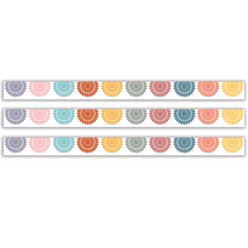 Happy Cactus Crew Fiesta Die-Cut Border Trim, 35 Feet Per Pack, 3 Packs