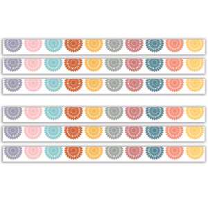 Happy Cactus Crew Fiesta Die-Cut Border Trim, 35 Feet Per Pack, 6 Packs