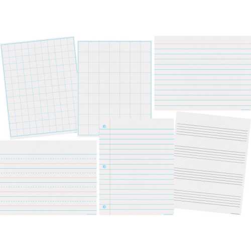 Papers & Grids Write-On/Wipe-Off Chart Set (6)
