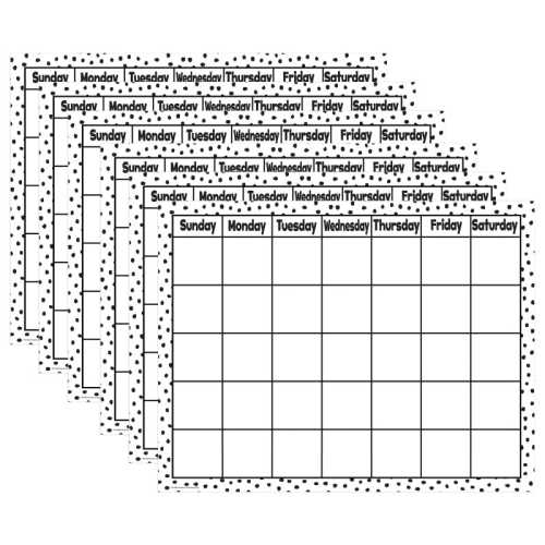Black Painted Dots on White Calendar Chart, 17
