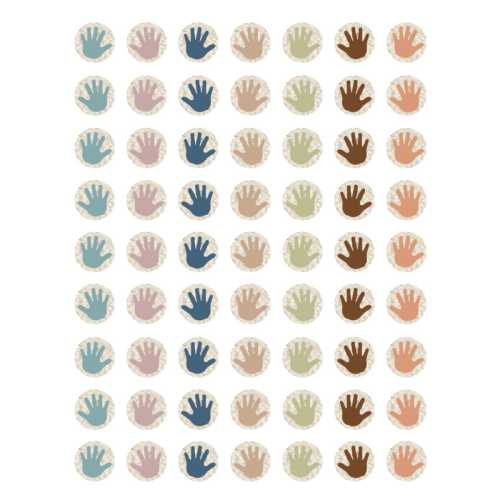 Everyone is Welcome Helping Hands Mini Stickers, Pack of 378