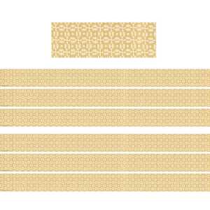 Classroom Cottage Buttercup Straight Border Trim, 35 Feet Per Pack, 6 Packs