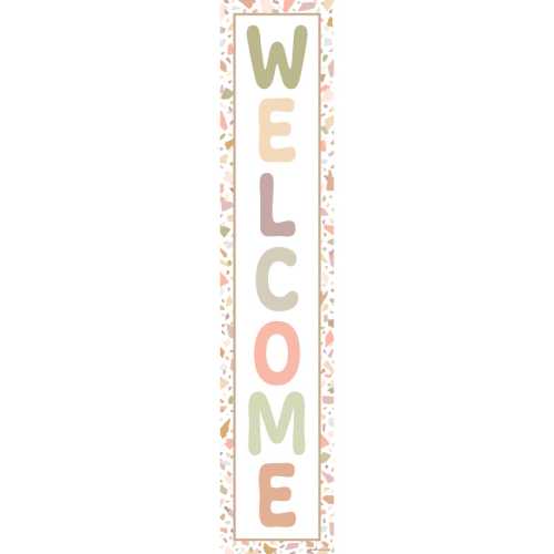 Terrazzo Tones Welcome Banner, 8