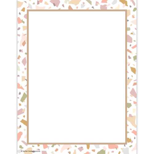 Terrazzo Tones Computer Paper, 50 Sheets