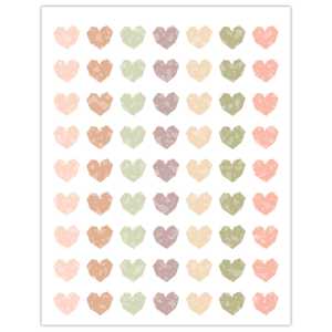 Terrazzo Tones Hearts Mini Stickers, Pack of 378