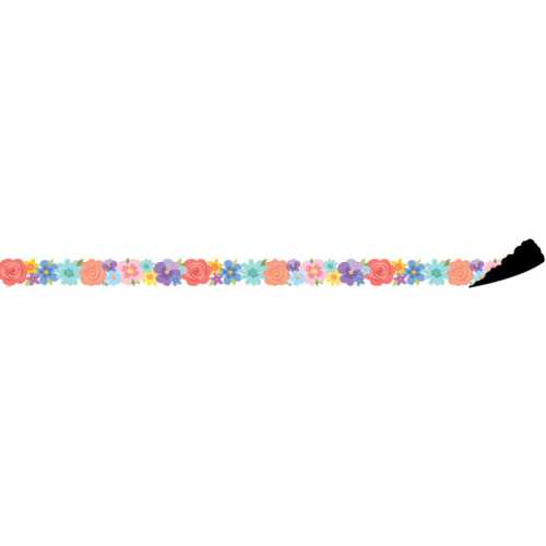 Spring Flowers Magnetic Border