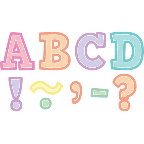 Pastel Pop Bold Block 3