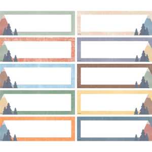 Moving Mountains Magnetic Labels Accents, Pack of 20