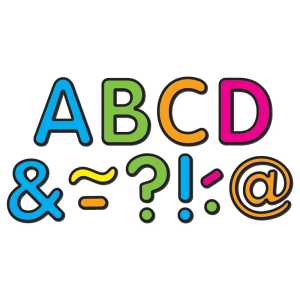 Neon Brights Classic 2" Magnetic Letters