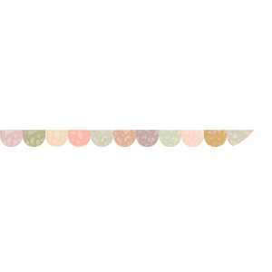 Terrazzo Tones Scalloped Magnetic Border, 24 Feet