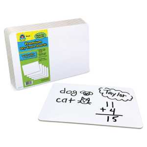 Double-Sided Premium Blank Dry Erase Boards, Pack of 10