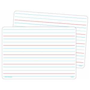 Double-Sided Writing Dry Erase Boards, Pack of 10
