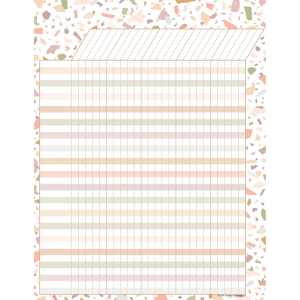 Terrazzo Tones Incentive Chart, 17" x 22"