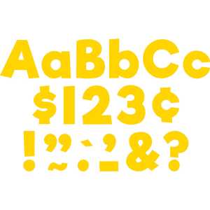 Yellow Gold 4" Everyday Letters Combo Pack