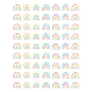 Pastel Pop Rainbows Mini Stickers