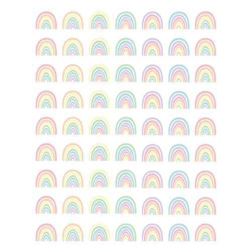 Pastel Pop Rainbows Mini Stickers