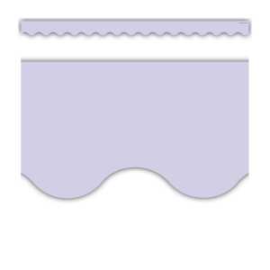 Lavender Scalloped Border Trim, 35 Feet