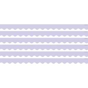 Lavender Scalloped Border Trim, 35 Feet Per Pack, 6 Packs
